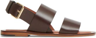 Mansur Gavriel Sandali con doppia fascia - Marrone