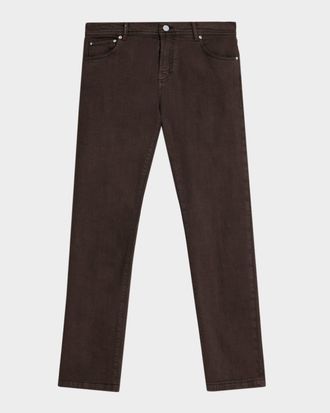 Kiton Men & apos;s Cotton-Stretch Five-Pocket Pants