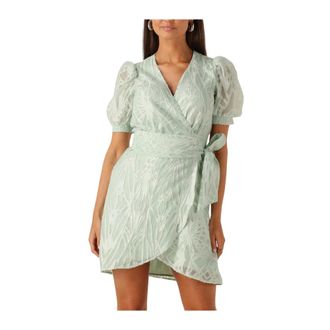 Freebird by Steven Dames, Jurken, Groen, Maat: XL