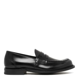 Churchs Schoenen, Heren, Zwart, 41 EU, Leer, Leren Penny Loafers