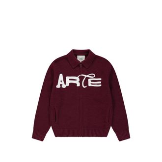 Arte Fine-knit Polo Sweater