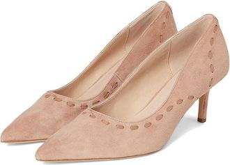 Jack Rogers Bridgette Pump - Suede Womens Shoes Cafe Au Lait : 6.5 M, Leather
