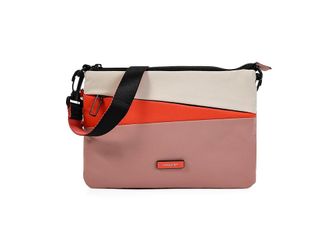 Hedgren Orbit Flat Crossover Sling Womens Handbags Blush, Polyester