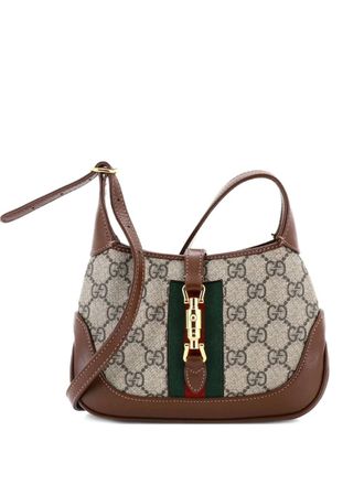 Gucci Jackie 1961 GG Coated Canvas Mini hobo bag - Brown