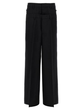 Dsquared2 Black Virgin Wool Dress Womens Pants