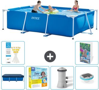 Intex Piscina Con Estructura Rectangular - 300x200x75 Cm - 7-piezas S4