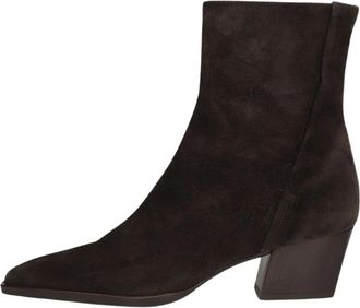 Zinda Enkellaarsjes 3225 - Dames - Cowboylaarzen - Bruin - 39 EU - Su&egrave;de - Schoenen