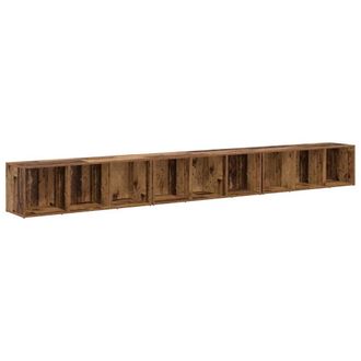 Berkfield Home TV Cabinet 3 pcs Old wood 37 x 35 x 107.5 cm Engineered wood in Brown