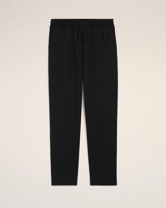 Ami Black New Wool Elasticated Waist Trousers Black - XXL - for Men