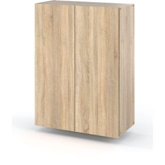 OEM Mueble De Ba&ntilde;o De Pared, Roble Sonoma, Pedestal De Ba&ntilde;o De 60 Cm Para Dormitorio