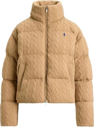 Ralph Lauren Cable Wool-cashmere Puffer Jacket