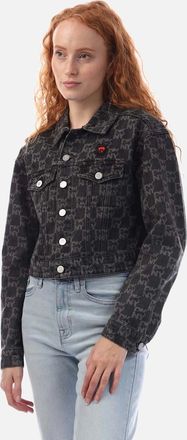 DKNY Womens Denim Jacket - Grey - Size: 10/8