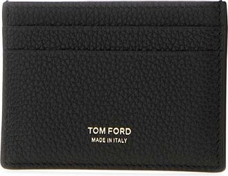 Tom Ford Black Exterior: Bovine Leather Portafogli Wallet