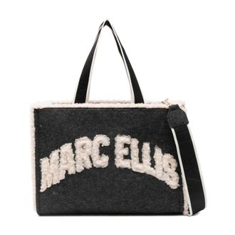 Marc Ellis Shopping Bags, female, Black, ONE SIZE, Black Bags for a Stylish Look