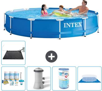 Intex Piscina Con Estructura Redonda - 366x76 Cm - 7-piezas S31594