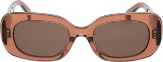 Celine Stijlvolle zonnebril met uniek ontwerp - unisex - Zonnebrillen - Bruin - ONE Size - Accessoires