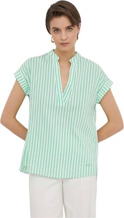 Joop Dames, Blouses & Shirts, Groen, Maat: S Katoen