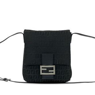 Fendi Pre-owned Fendi Zucchino Canvas Crossbody Ladies G4UBGEVXA2NRT2DJ