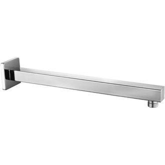 OEM Brazo De Ducha Cuadrado De Acero Inoxidable Cromado De 40 Cm Para Montaje En Pared, Soporte Para Cabezal De Ducha -crezuo
