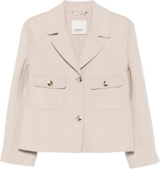 Max Mara Sorriso Blazer - Dames - Blazers - Beige - S - Jassen