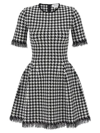 Alexander McQueen Alexander Mcqueen Womens Houndstooth Dress