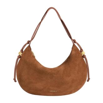 Coccinelle Thess Schoudertas - Dames - Schoudertassen - Bruin - ONE Size - Katoen - Tassen