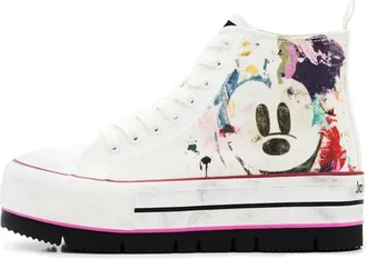 Desigual Womens Shoes_Sneaker Boot_MICKE 1000 White, 8 UK