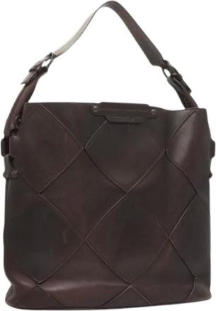 Ferragamo Pre-owned Shoulder Bags, female, Brown, Size: ONE SIZE Pre-owned Shoulder Bag