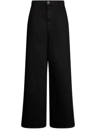 Liu Jo Jeans met wijde pijpen - Zwart