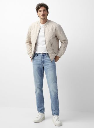 Le 31 Mens Organic cotton faded-blue jean Stockholm fit - Slim