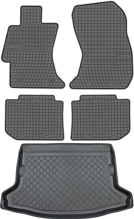 OEM Subaru Xv I Suv De Enero De 2012 A 2017. Juego De Alfombrillas De Goma Para Coche Y Alfombrilla Para Maletero