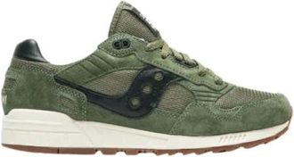 Saucony Groen/Zwart Shadow 5000 Sneakers - Heren - Sneakers - Groen - 46 EU - Schoenen