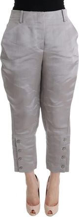 Ermanno Scervino Silk Cropped Casual Womens Pants