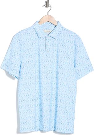Bugatchi Short Sleeve Polo in Ice at Nordstrom Rack, Size X-Large