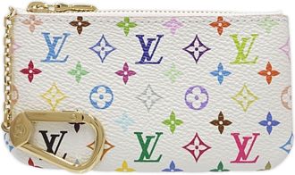 Louis Vuitton Blanc Multi-Color Canvas Coin Purse/Coin Case (Pre-Owned)