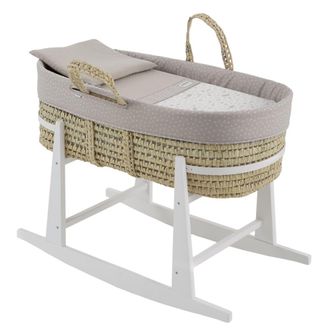 Cambrass Moises palma acolch+pata m.bco beige/bco 39x80x25 cm