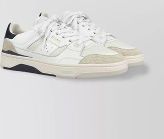 Axel Arigato leather and fabric panel sneakers
