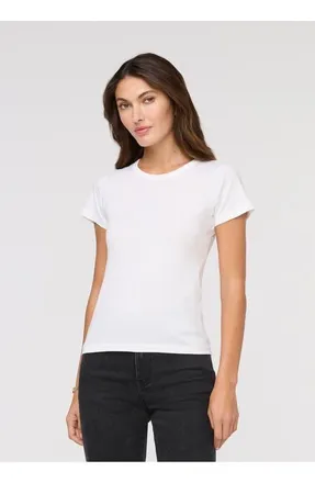 Duer PurePima Slim Crew in White at Nordstrom, Size X-Small