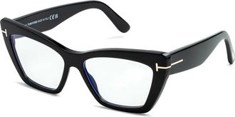 Tom Ford Optical Frame - Dames - Brillen - Zwart - 56 MM - Accessoires