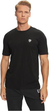 Emporio Armani T-shirt met ronde hals - Heren - T-shirts - Zwart - S - Tops