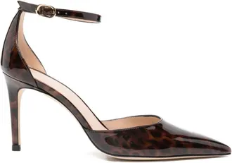 Stuart Weitzman Brown Leather Heels