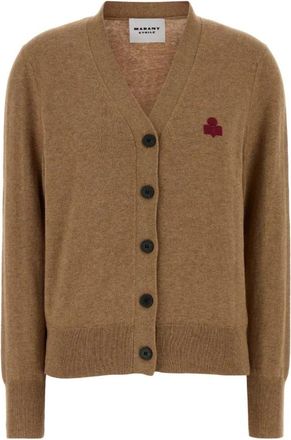 Isabel Marant Karina Cardigan - Dames - Vesten - Bruin - XS - Katoen - Truien & Vesten