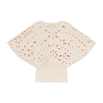Ulla Johnson Dames, Blouses & Shirts, Beige, Maat: L Leer