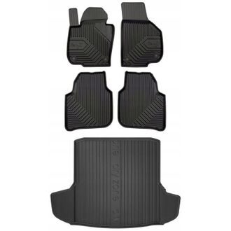 OEM Set 77 Alfombrillas Y Moqueta Skoda Superb 2 Kombi 2008- Zw