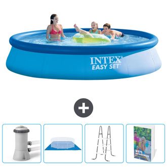 Intex Piscina Easy Set Redonda - 396x84 Cm - 5-piezas Scb122