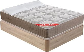 Pikolin Pikolin - Pack descanso snow colch&oacute;n premium muelles Normablock 31cm + canap&eacute; abatible natural y almohada visco 135x190