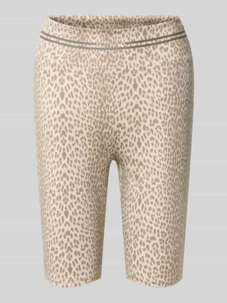 Oh April Radlerhose im Allover-Look Modell Roxie in Beige Melange, Gr&ouml;&szlig;e XL
