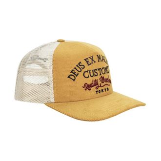 Deus Marsden Trucker - Heren - Petten - Geel - ONE Size - Katoen - Accessoires