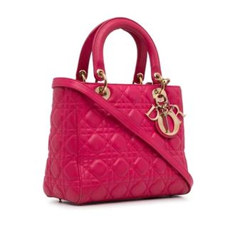 Dior Pre-owned Handbags, female, Pink, Size: ONE SIZE Pre-owned Vintage Handbag