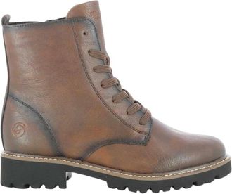 Remonte Bruine Damesschoenen Stijlvol Model - Dames - Veterlaarzen - Bruin - 36 EU - Schoenen
